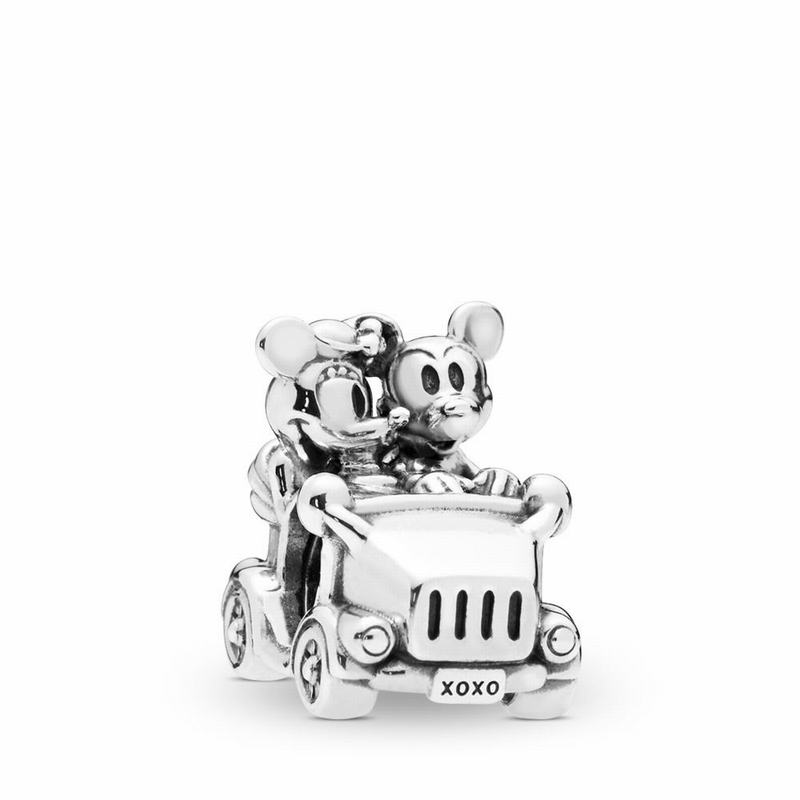 Pandora Disney Minnie Mouse & Mickey Mouse Car Charm Ireland - Sterling Silver - 157092PJG